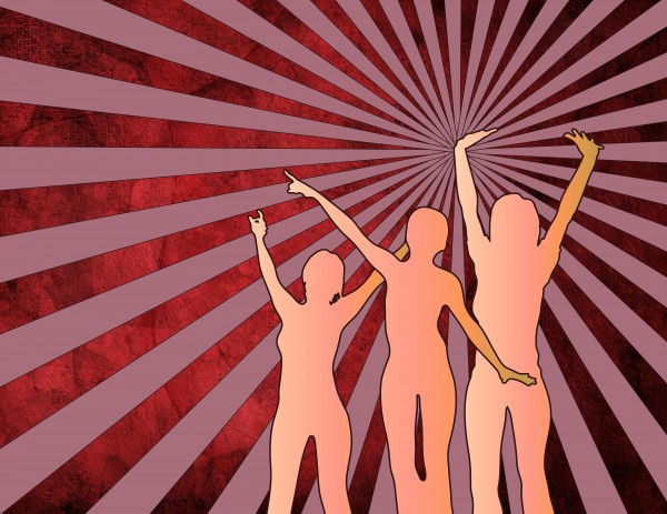 Dancing Girls by Bruce Rolff